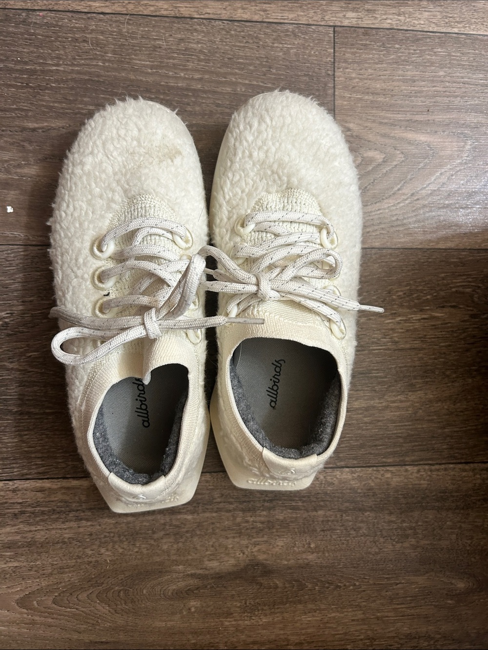 allbirds Wool Sneakers - Cream size 7